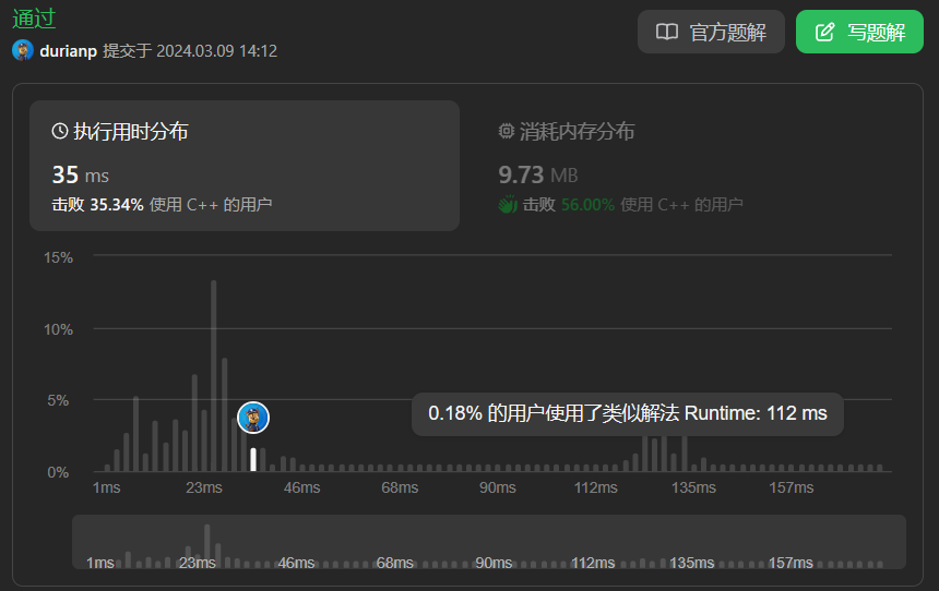 76最小覆盖子串运行结果